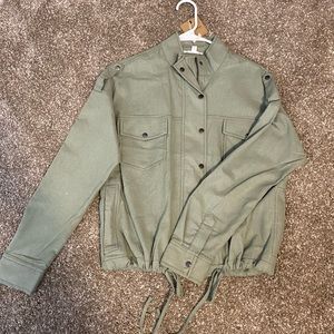 Green linen jacket- brand new with tags